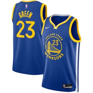 Nike Draymond Green Golden State Warriors Chic Unisex Royal Swingman Jersey Icon Edition