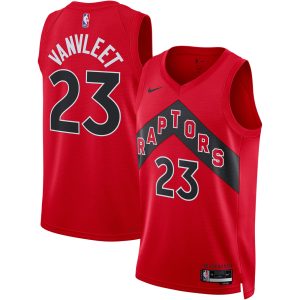 Nike Fred VanVleet Toronto Raptors Unisex Red Swingman Jersey Icon Premium Edition