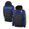 Nike Golden State Warriors Black/Royal Authentic Starting Five Force Performance Pullover Unique Hoodie