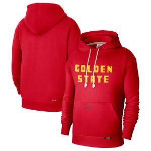 Nike Golden State Warriors Red 2024/25 City Gorgeous Edition Courtside Standard Issue Pullover Hoodie