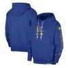 Nike Golden State Elegant Warriors Royal Authentic Performance Pullover Hoodie