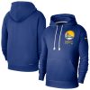 Nike Golden State Warriors Royal Courtside Standard Issue Premium Premium Performance Pullover Hoodie