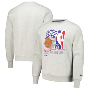 Nike Heathered Gray Team 31 NBA 75th Anniversary Fleece Chic Sweatshirt