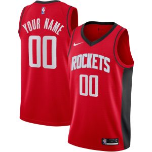 Nike Houston Rockets Red Unique Custom Swingman Jersey Icon Edition