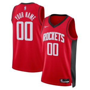 Nike Houston Rockets Unisex Red Swingman Custom Jersey Icon Stylish Edition