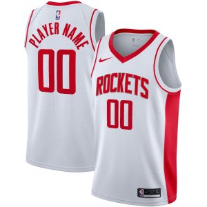 Nike Houston Rockets White Unique 2020/21 Swingman Custom Jersey Association Edition