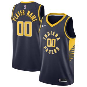 Nike Indiana Pacers Navy Swingman Chic Custom Jersey Icon Edition