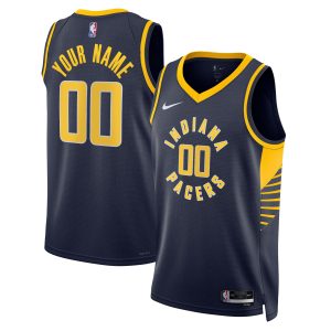 Nike Indiana Pacers Unisex Navy 2022/23 Unique Swingman Custom Jersey Icon Edition