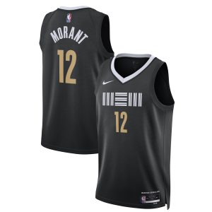 Nike Ja Morant Memphis Grizzlies Unisex Black 2023/24 Swingman Jersey City Premium Edition