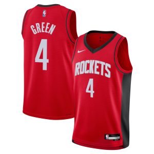 Nike Jalen Green Houston Rockets Stylish Youth Red Swingman Jersey Icon Edition