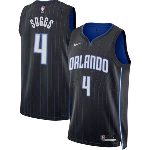 Nike Jalen Suggs Orlando Magic Chic Unisex Black Swingman Jersey Icon Edition