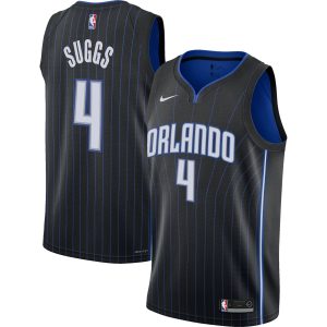 Nike Jalen Suggs Orlando Magic Premium Youth Black Swingman Jersey Icon Edition