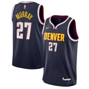 Nike Jamal Murray Denver Nuggets Youth Eye - catching Navy Swingman Jersey Icon Edition