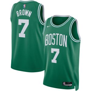 Nike Jaylen Brown Boston Celtics Unisex Kelly Fabulous Green Swingman Jersey Icon Edition