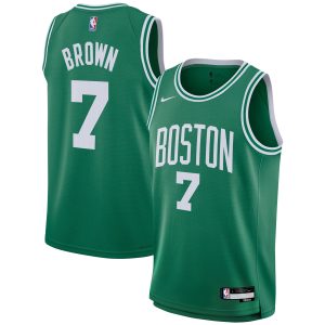 Nike Jaylen Brown Boston Celtics Youth Kelly Green Swingman Jersey Icon Edition Stylish