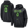 Nike Chic Jayson Tatum Boston Celtics Black 2024/25 City Edition Name & Number Pullover Hoodie