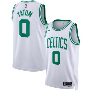Nike Jayson Tatum Boston Celtics Unisex White Swingman Gorgeous Jersey Association Edition