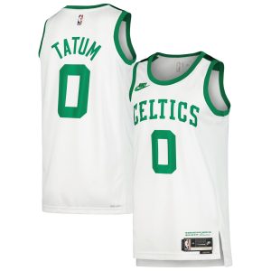 Nike Jayson Tatum Boston Celtics White Swingman Player Fabulous Jersey Classic Edition