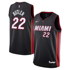 Nike Stylish Jimmy Butler Miami Heat Youth Black Swingman Jersey Icon Edition