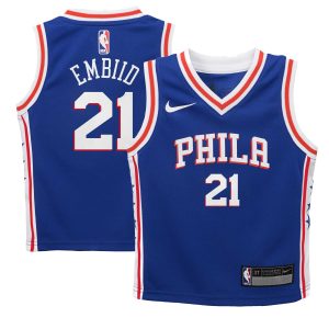 Nike Joel Embiid Philadelphia 76ers Preschool Royal Swingman Player Jersey Icon Chic Edition