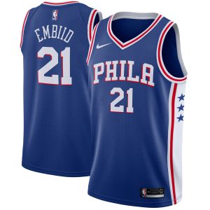 Nike Joel Embiid Philadelphia 76ers Stylish Royal Swingman Jersey Icon Edition