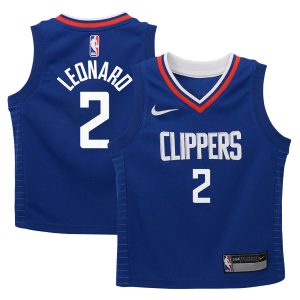 Nike Kawhi Leonard LA Clippers Infant Royal Swingman Player Jersey Icon Edition Eye - catching
