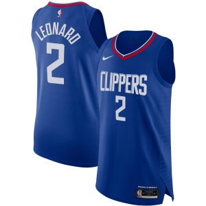 Nike Kawhi Leonard LA Clippers Royal Authentic Jersey Icon Chic Edition