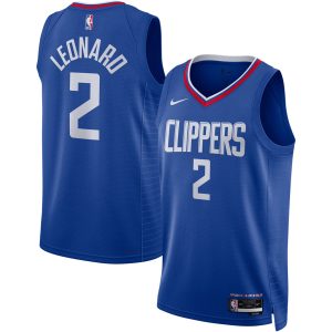Nike Kawhi Leonard LA Clippers Unisex Royal Swingman Stylish Jersey Icon Edition