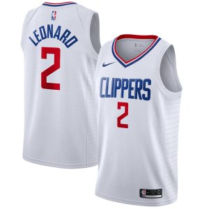 Nike Kawhi Leonard LA Premium Clippers White 2019/2020 Swingman Jersey Association Edition