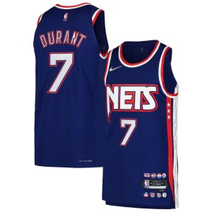 Nike Kevin Durant Brooklyn Nets Blue Chic Authentic Player Jersey City Edition