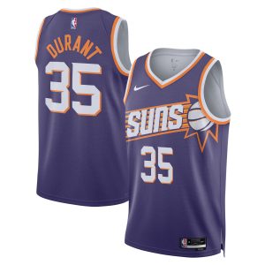 Nike Kevin Durant Phoenix Suns Fabulous Unisex Purple Swingman Jersey Icon Edition
