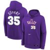 Nike Kevin Durant Phoenix Suns Youth Purple 2024/25 City Edition Name & Eye - catching Number Pullover Hoodie
