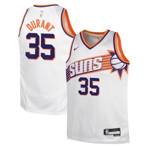 Nike Kevin Durant Phoenix Unique Suns Youth White Swingman Jersey Association Edition