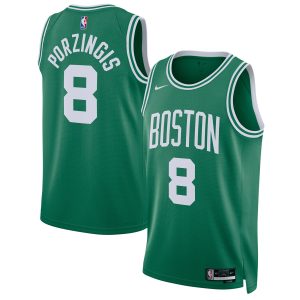 Nike Kristaps Porzingis Boston Celtics Unisex Kelly Green Swingman Jersey Icon Eye - catching Edition