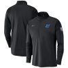Nike LA Clippers Black 2024/25 Fabulous City Edition Authentic Coaches Performance Half Zip Top