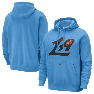 Nike LA Clippers Blue 2024/25 City Edition Essential Unique Club Pullover Hoodie