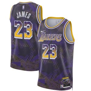 Nike LeBron James Fabulous Los Angeles Lakers Unisex Purple 2025 Select Series Swingman Player Jersey