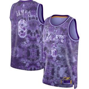 Nike LeBron James Los Angeles Lakers Unisex Purple Select Gorgeous Series Swingman Jersey
