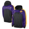 Nike Los Angeles Lakers Black/Purple Trendy Authentic Starting Five Force Performance Pullover Hoodie