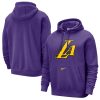Nike Los Angeles Lakers Purple 2024/25 City Edition Essential Gorgeous Club Pullover Hoodie