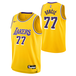 Nike Luka Dončić Los Chic Angeles Lakers Unisex Gold Swingman Jersey Icon Edition