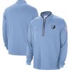 Nike Memphis Grizzlies Light Gorgeous Blue Authentic Performance Half Zip Jacket