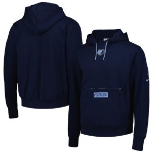 Nike Memphis Grizzlies Navy Courtside Heavyweight Pullover Hoodie Fabulous