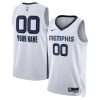 Nike Memphis Grizzlies Unisex White Eye - catching Swingman Custom Jersey Association Edition