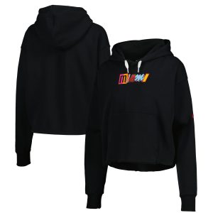 Nike Miami Heat Women's Black 2022/23 Stylish City Edition Courtside Pullover Hoodie