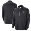 Nike Milwaukee Bucks Black Authentic Performance Half Zip Jacket Unique