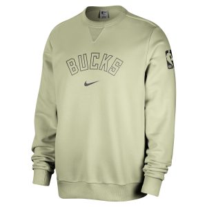 Nike Milwaukee Bucks Green Courtside Standard Fabulous Issue Performance Pullover Sweatshirt