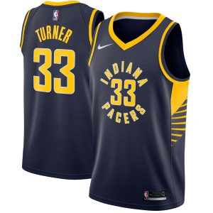 Nike Myles Turner Indiana Pacers Navy Swingman Gorgeous Jersey Icon Edition