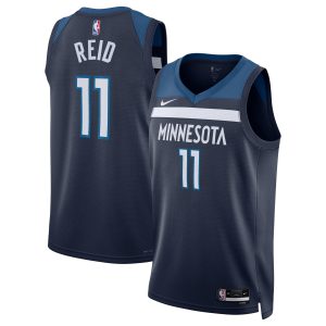 Nike Naz Reid Minnesota Unique Timberwolves Unisex Navy Swingman Jersey Icon Edition