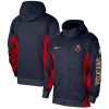 Nike New Orleans Pelicans Navy 2023/24 Authentic Showtime Full Zip Hoodie Premium